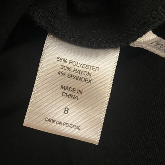 New York Company - Black Stretch Cocktail Sheath Dress - Size 8 - Picture 4 of 8